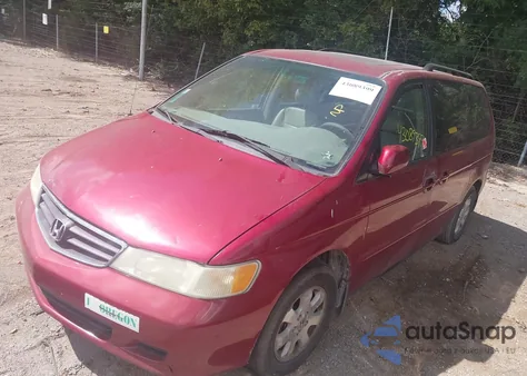 2004 Honda Odyssey Ex-L из США, поврежденный, VIN 5FNRL18024B149736